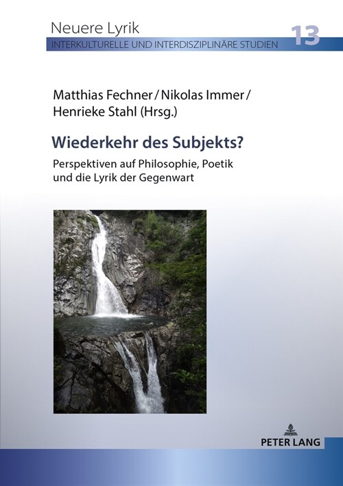 Wiederkehr des Subjekts?: Perspektiven auf Philosophie, Poetik und die Lyrik der Gegenwart (Paperback)