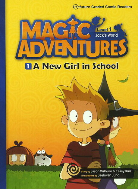 [중고] Magic Adventures(매직어드벤쳐) 1-1: A New Girl in School (Paperback + QR코드)