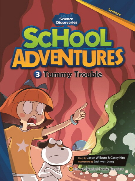School Adventures 3-3: Tummy Trouble (Paperback + QR 코드 )