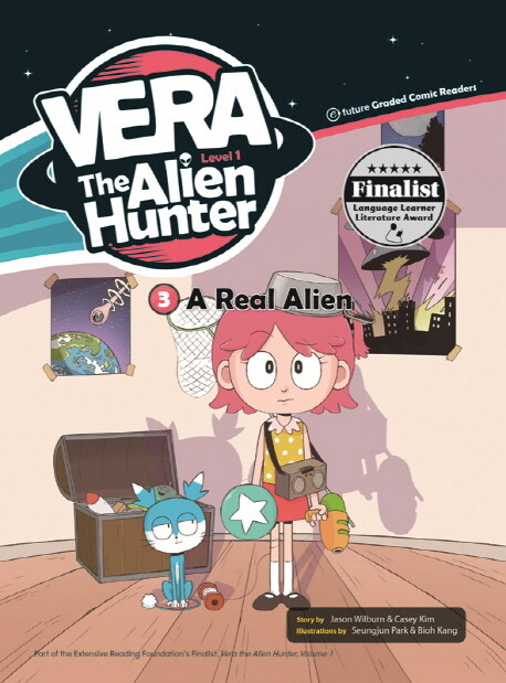 [중고] VERA The Alien Hunter 1-3: A Real Alien (Paperback + QR 코드 )