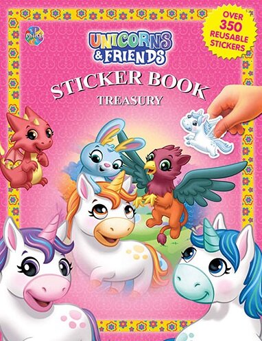 Sticker Book Treasury : Unicorns & Friends (Paperback)