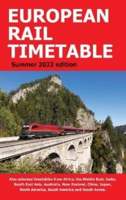 European Rail Timetable Summer 2022 (Paperback)