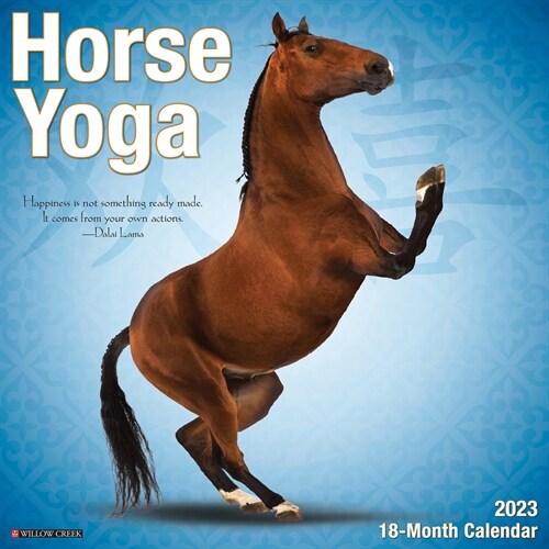 Horse Yoga 2023 Wall Calendar (Calendar)