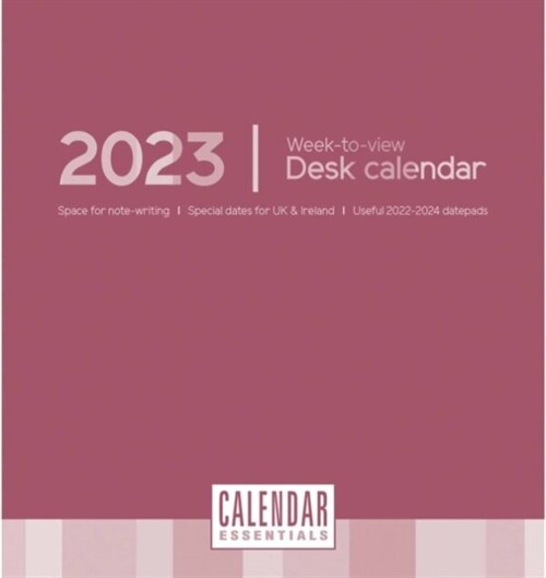 Essential Week-to-View Easel Desk Calendar 2023 (Calendar)