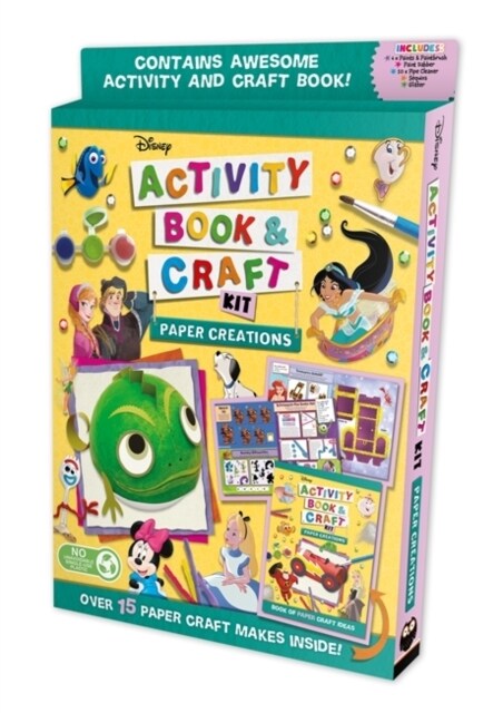 Disney: Activity Book & Craft Kit Paper Creations (Paperback)
