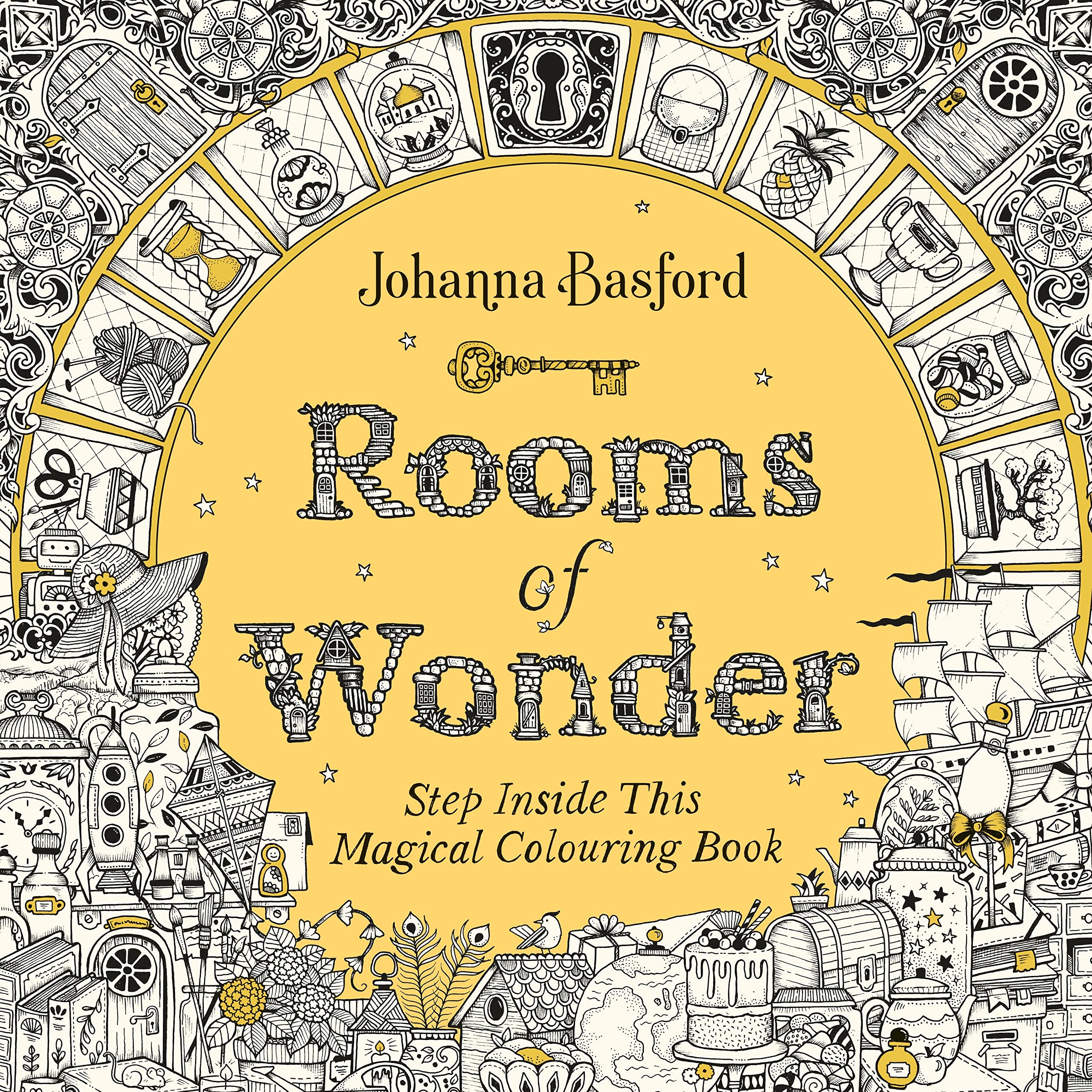 Rooms of Wonder : Step Inside this Magical Colouring Book (Paperback)