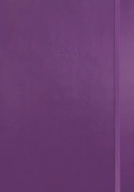 Purple Soft Touch A5 Diary 2023 (Diary)