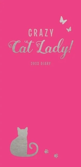 Crazy Cat Lady Slim Diary 2023 (Diary)