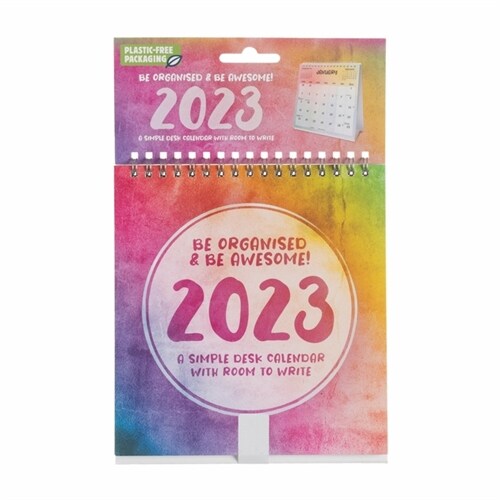 Be Organised and Be Awesome Easel Desk Calendar 2023 (Calendar)