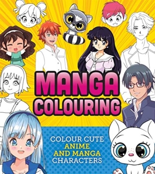 Manga Colouring Book (Paperback)