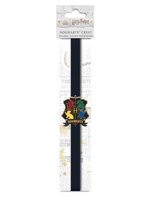Harry Potter: Hogwarts Crest Enamel Charm Bookmark (Other)