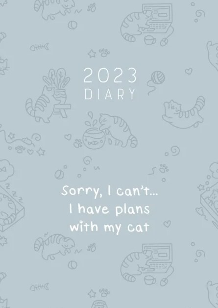 Plans with My Cat A6 Diary 2023 (Diary)