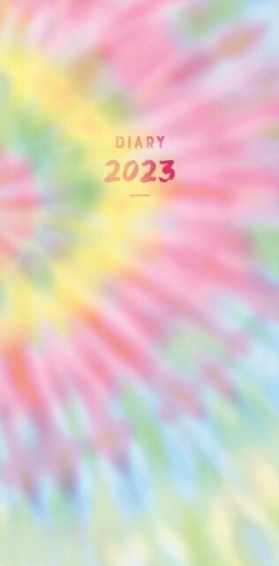 Tie Dye Slim Diary 2023 (Diary)