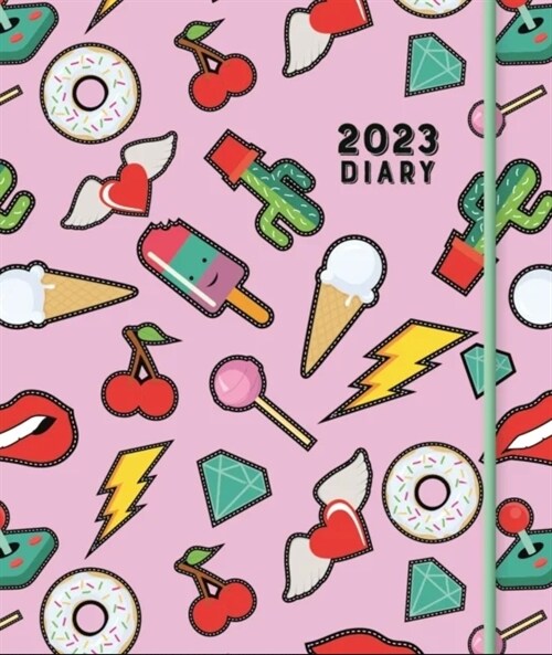 Pink Sweets Square Pocket Diary 2023 (Diary)