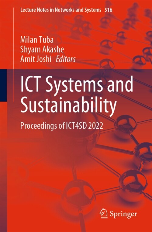 Ict Systems and Sustainability: Proceedings of Ict4sd 2022 (Paperback, 2023)