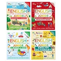 DK English for Everyone Junior 4종 (Paperback 4권)