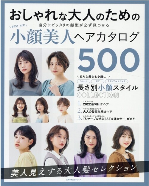 BEST HIT!小顔美人ヘアカタログ500