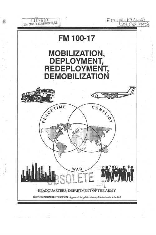 FM 100-17 Mobilization, Deployment, Redeployment, Demobilization (Paperback)