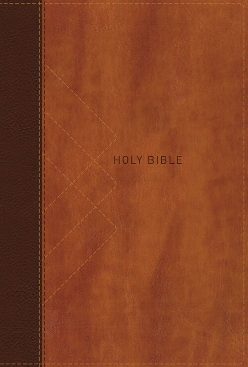 Niv, Thinline Bible, Giant Print, Leathersoft, Brown, Red Letter, Thumb Indexed, Comfort Print (Imitation Leather)