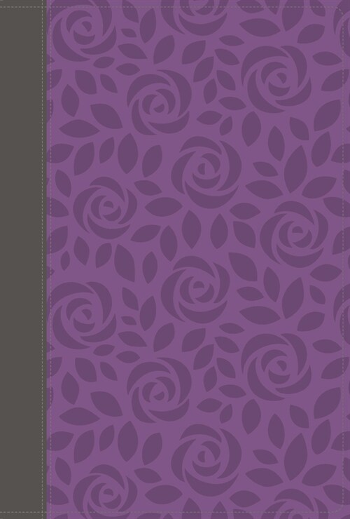 Niv, Thinline Bible, Giant Print, Leathersoft, Gray/Purple, Red Letter, Thumb Indexed, Comfort Print (Imitation Leather)