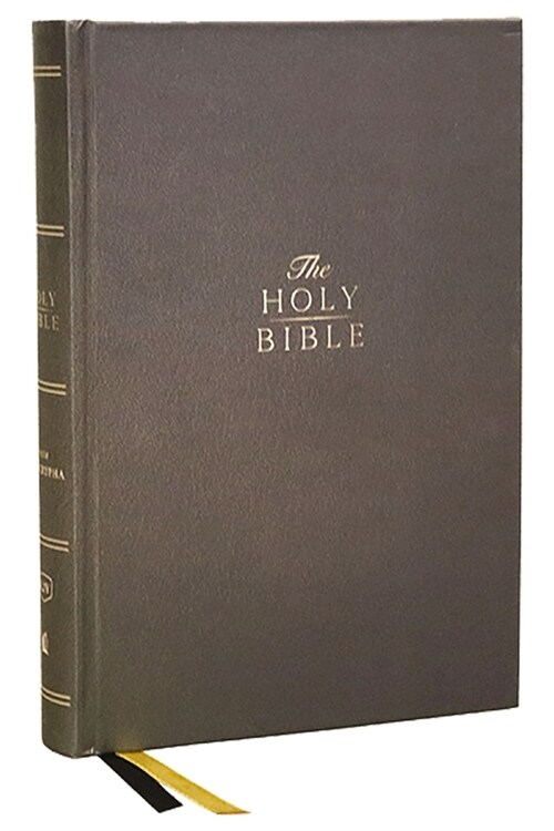 KJV Holy Bible with Apocrypha and 73,000 Center-Column Cross References, Hardcover, Red Letter, Comfort Print: King James Version (Hardcover)