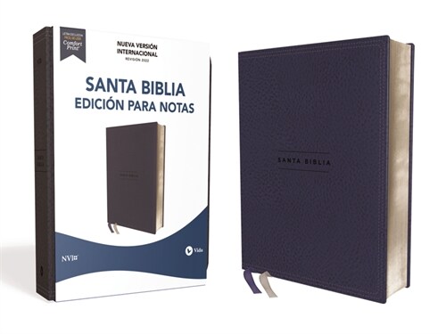 Nvi, Santa Biblia, Revisi? 2022, Edici? Para Notas, Leathersoft, Azul Marino, Palabras de Jes? En Rojo (Imitation Leather)