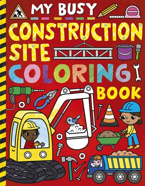 My Busy Construction Coloring Book (Paperback)