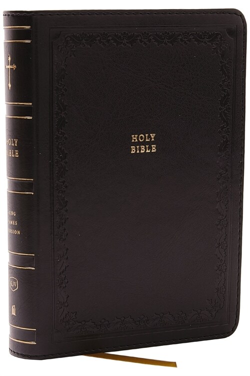 KJV Holy Bible: Compact with 43,000 Cross References, Black Leathersoft, Red Letter, Comfort Print: King James Version (Imitation Leather)
