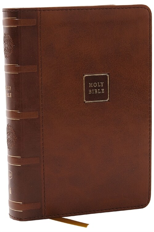 KJV Holy Bible: Compact with 43,000 Cross References, Brown Leathersoft, Red Letter, Comfort Print: King James Version (Imitation Leather)