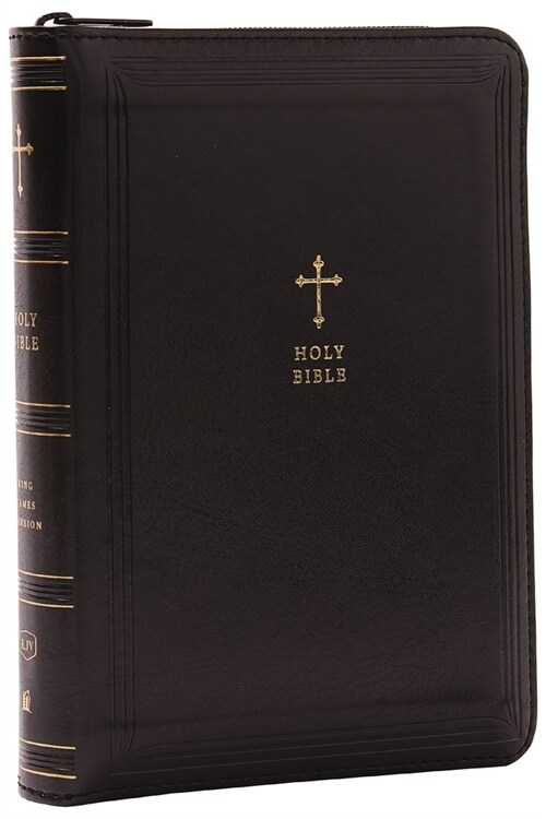 KJV Holy Bible: Compact with 43,000 Cross References, Black Leathersoft with Zipper, Red Letter, Comfort Print: King James Version (Imitation Leather)
