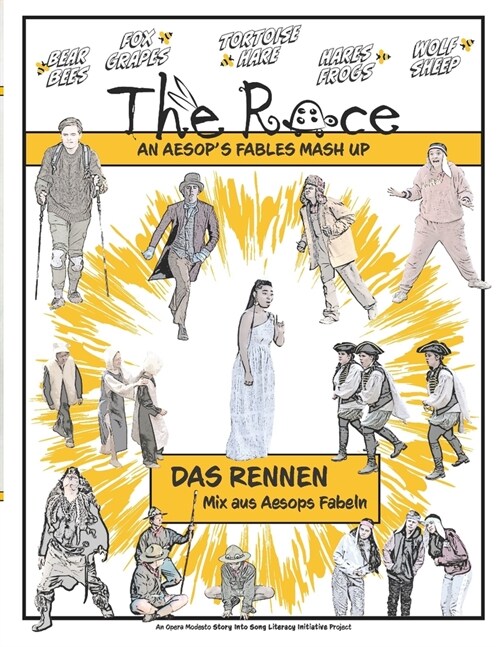 Das Rennen - A Graphic Novel: Mix aus Aesops Fabeln (Paperback)