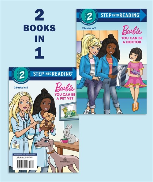 You Can Be a Doctor/You Can Be a Pet Vet (Barbie) (Paperback)