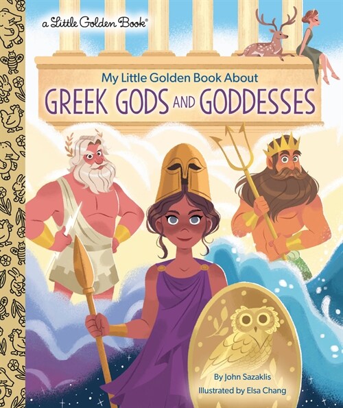 My Little Golden Book about Greek Gods and Goddesses (Hardcover)