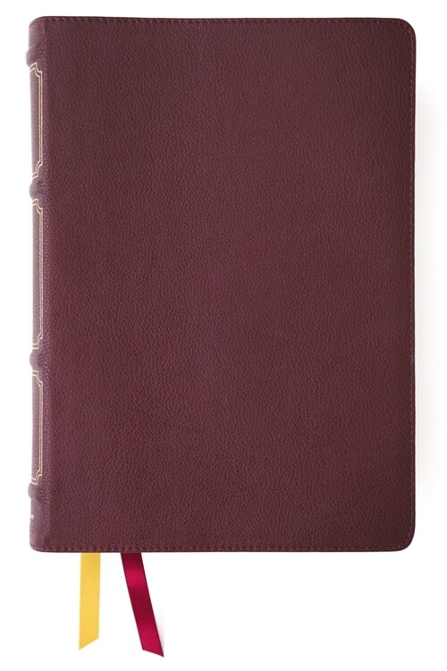 Nkjv, Thompson Chain-Reference Bible, Genuine Leather, Calfskin, Burgundy, Red Letter, Thumb Indexed, Comfort Print (Leather)