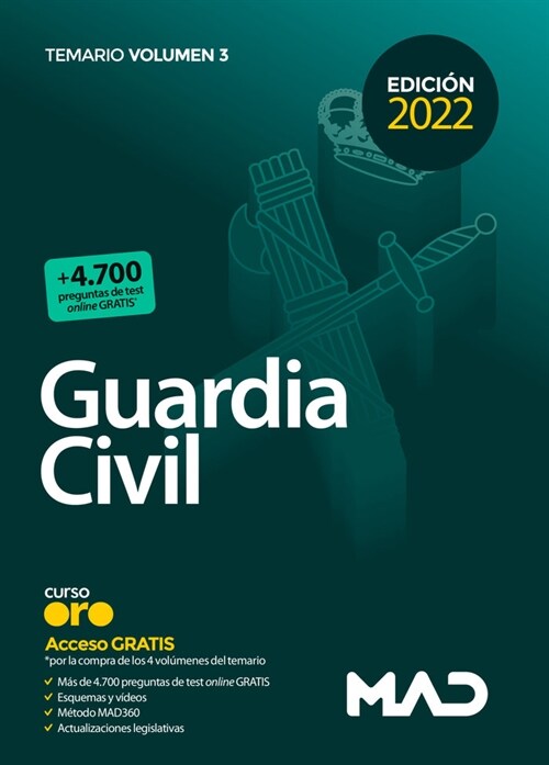 Guardia Civil. Temario Volumen 3 (Paperback)