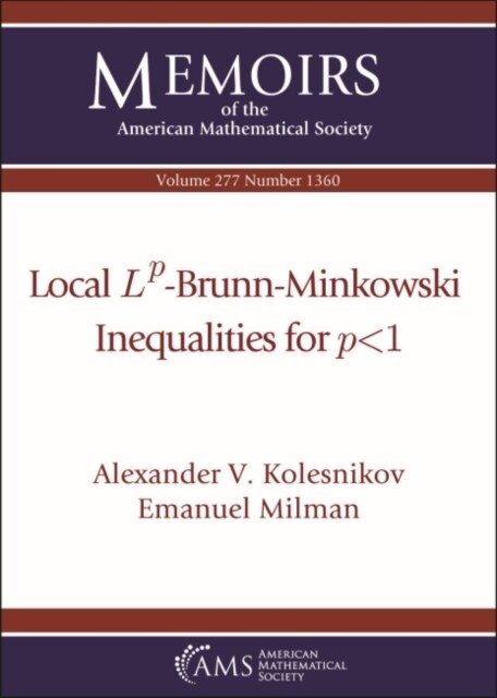 Local Lp -Brunn-Minkowski Inequalities for P  1 (Paperback)