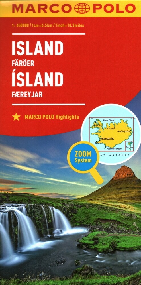 Iceland Marco Polo Map (Folded)