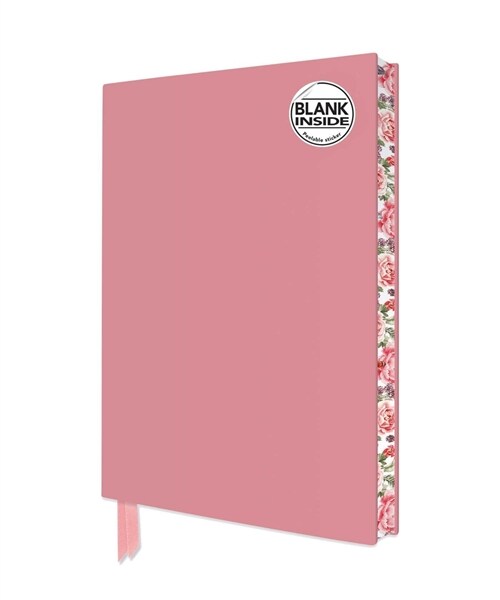 Baby Pink Blank Artisan Notebook (Flame Tree Journals) (Notebook / Blank book)