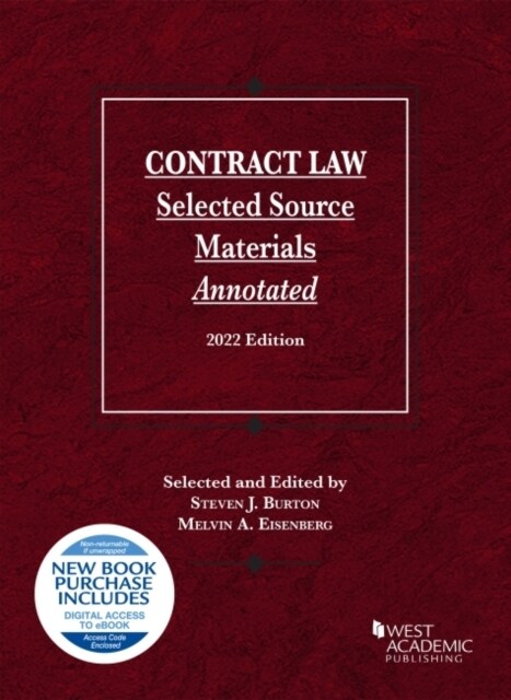 Contract Law, Selected Source Materials Annotated, 2022 Edition (Paperback)