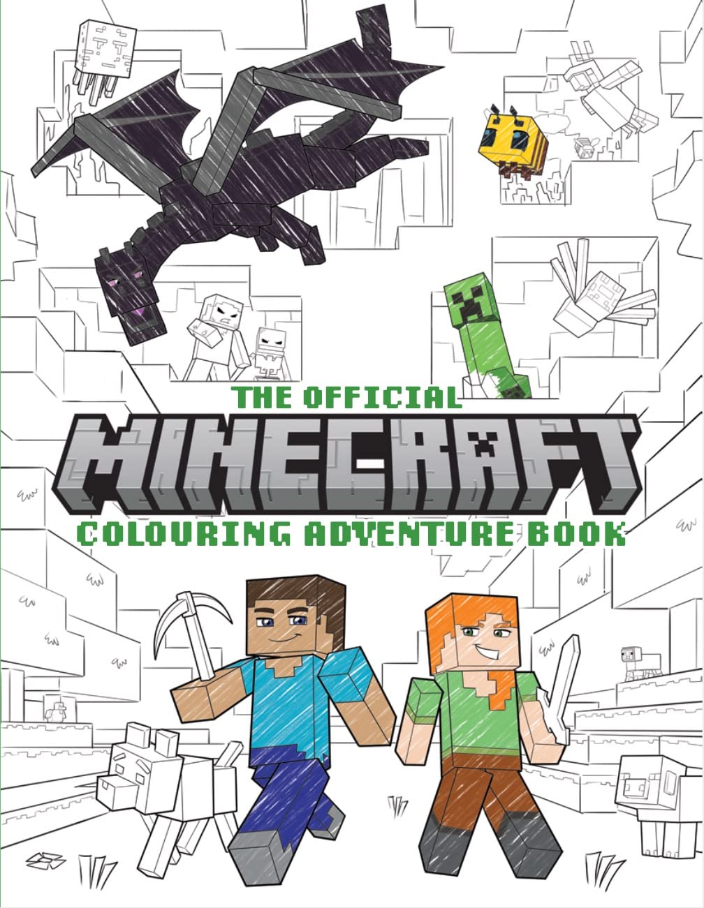 The Official Minecraft Colouring Adventures Book (Paperback)