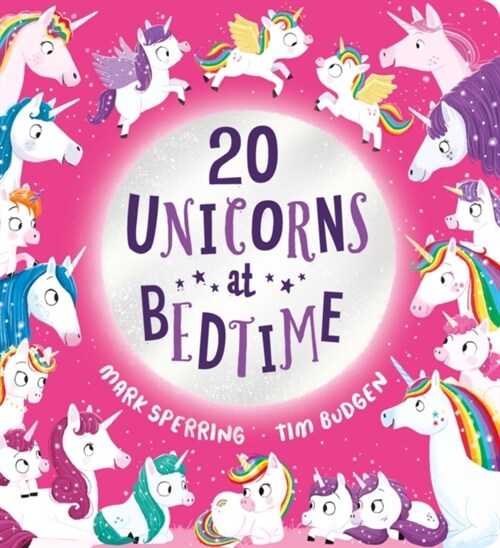 Twenty Unicorns at Bedtime (Board Book)