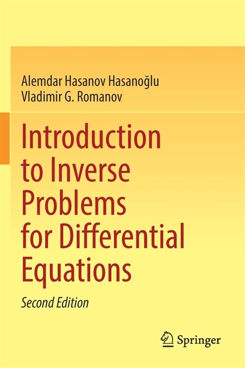 Introduction to Inverse Problems for Differential Equations (Paperback, 2, 2021)