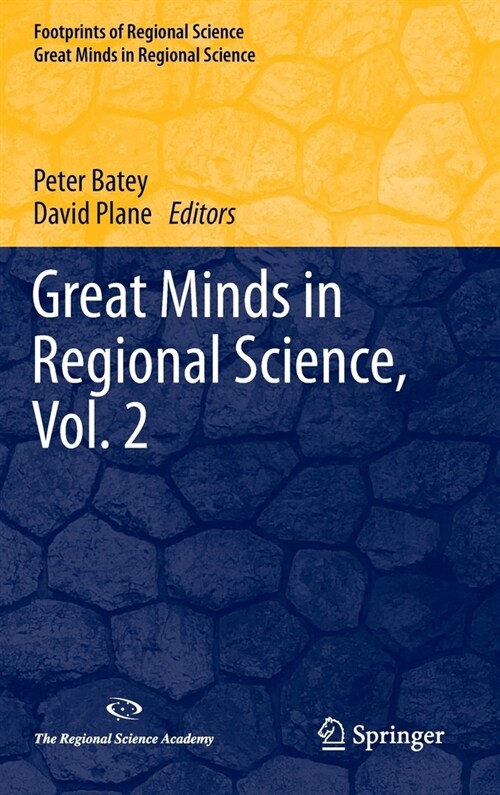 Great Minds in Regional Science, Vol. 2 (Hardcover)