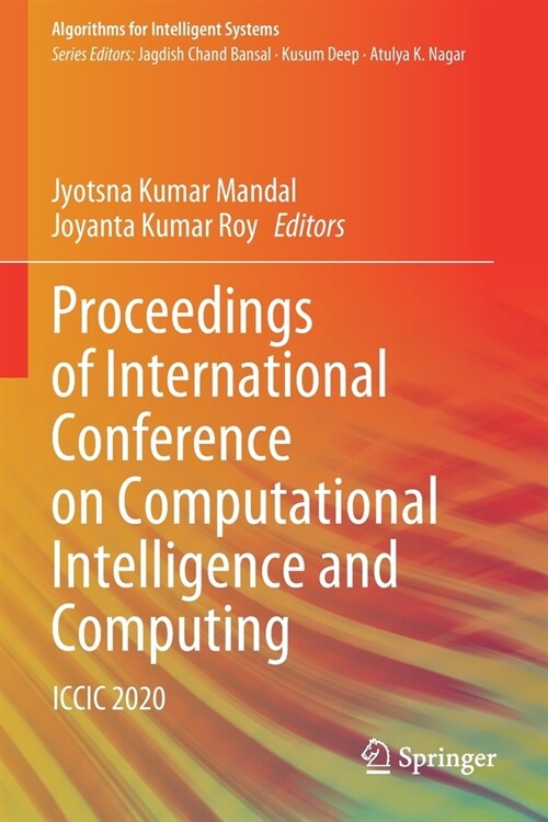 Proceedings of International Conference on Computational Intelligence and Computing: ICCIC 2020 (Paperback)