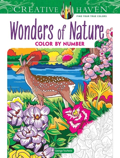 Creative Haven Wonders of Nature Color by Number (Paperback)