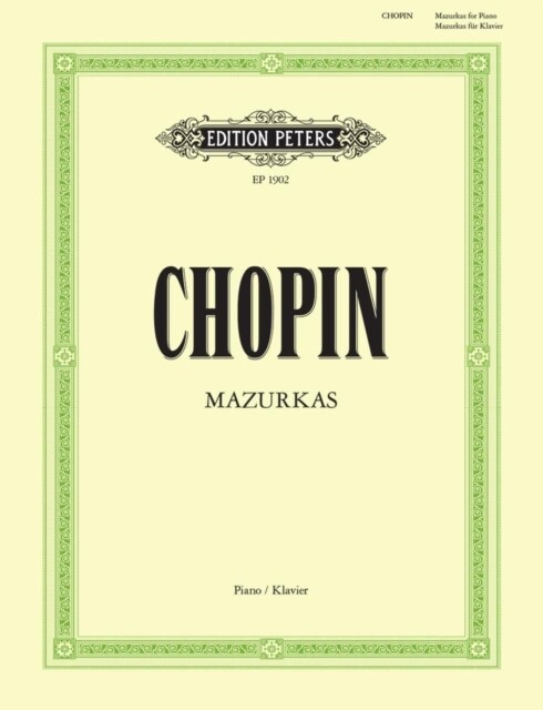 Mazurkas for Piano (Sheet Music)