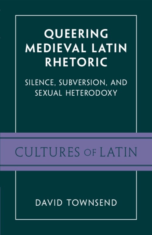 Queering Medieval Latin Rhetoric : Silence, Subversion, and Sexual Heterodoxy (Paperback)