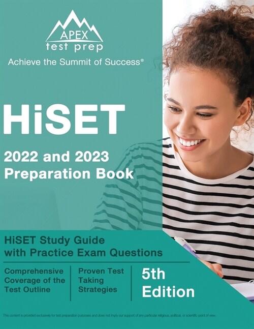 HiSET 2022 and 2023 Preparation Book: HiSET Study Guide with Practice Exam Questions [5th Edition] (Paperback)