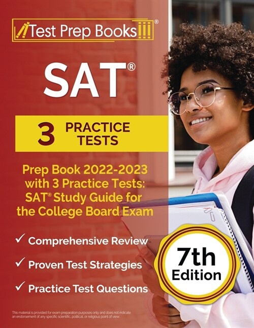 SAT Prep Book 2022 - 2023 with 3 Practice Tests: SAT Study Guide for the College Board Exam [7th Edition] (Paperback)