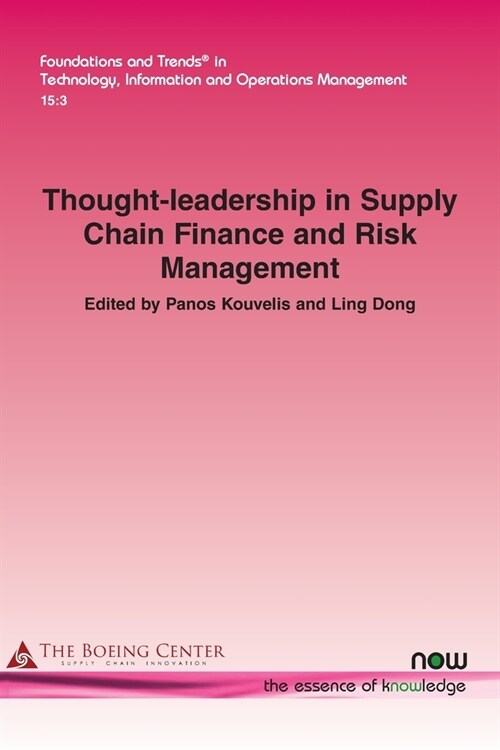 Thought-leadership in Supply Chain Finance and Risk Management (Paperback)